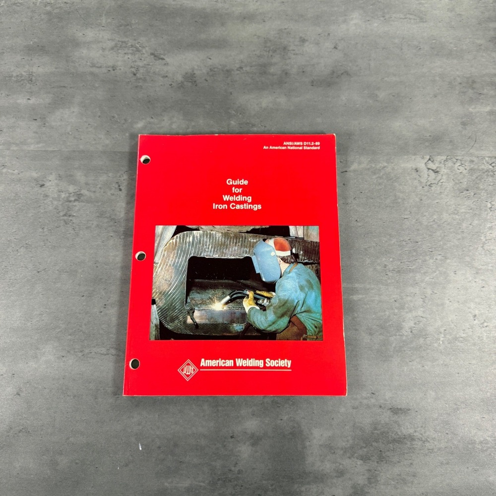 American Welding Society Guide for Welding Iron Castings D11.2-89 Manual EUC